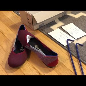 Authentic Rothy’s NEW Size 6 Berry Colorblock